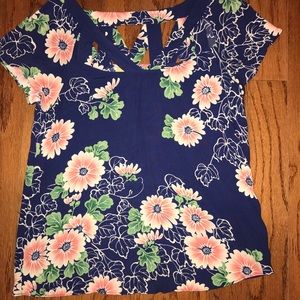 Anthropologie cut out blouse, size 2